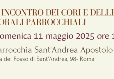 Secondo incontro dei cori e delle corali parrocchiali