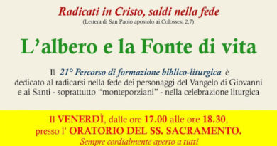 21° Percorso di formazione biblico-liturgica