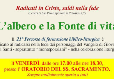 21° Percorso di formazione biblico-liturgica 21° Percorso di formazione biblico-liturgica